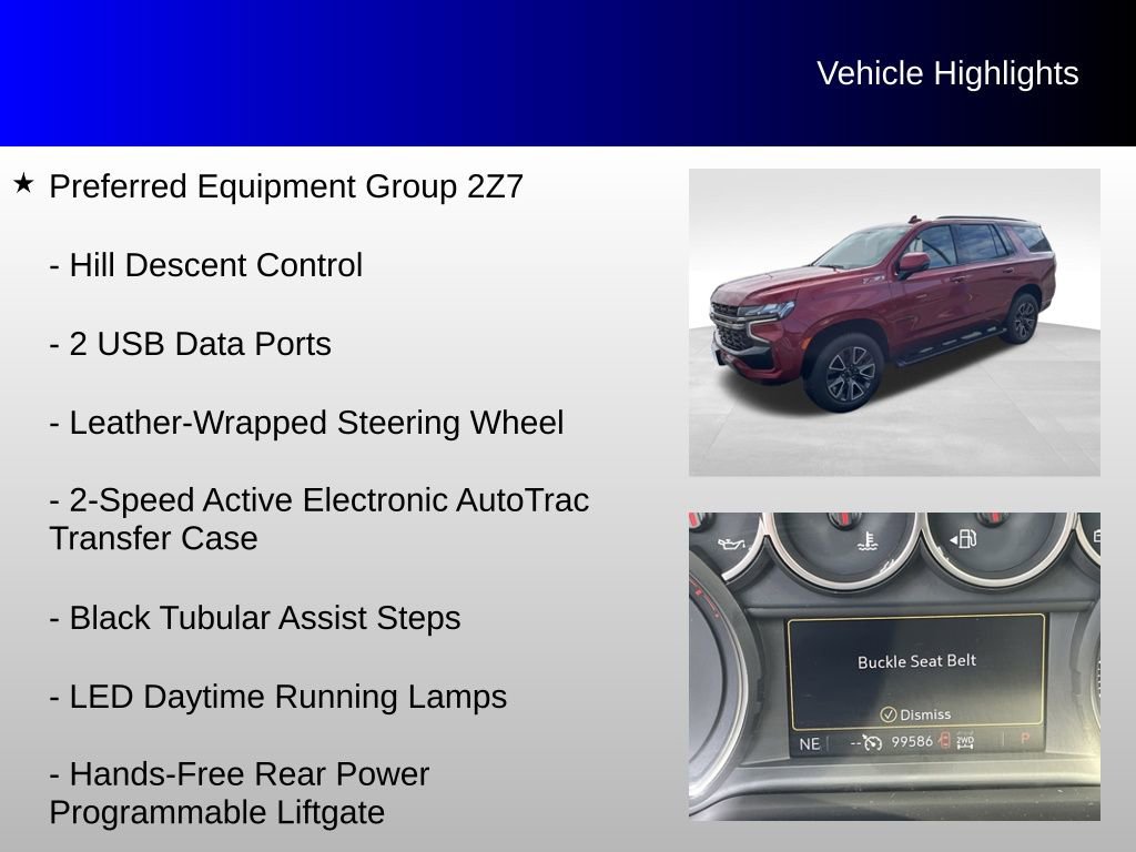 Used 2021 Chevrolet Tahoe Z71 w/ Z71 Signature Package image 20