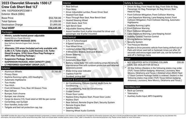 Used 2023 Chevrolet Silverado 1500 LT AWD/4WD image 11