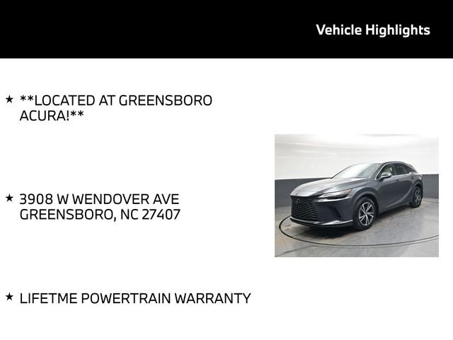 Used 2024 Lexus RX 350 FWD w/ Accessory Package (P1) image 5