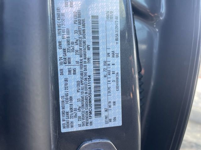 Used 2025 Ford Escape ST-Line FWD image 34