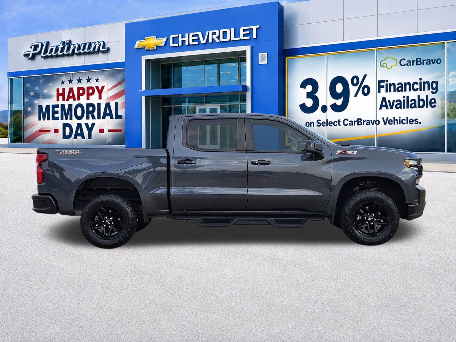 Certified 2021 Chevrolet Silverado 1500 LT Trail Boss w/ LPO, Dark Essentials Package AWD/4WD image 7