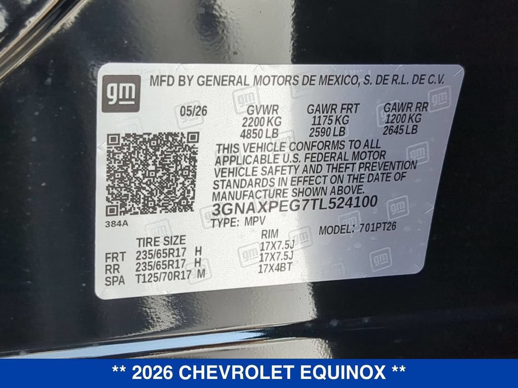 New 2026 Chevrolet Equinox LT w/ Convenience Package II AWD/4WD image 26