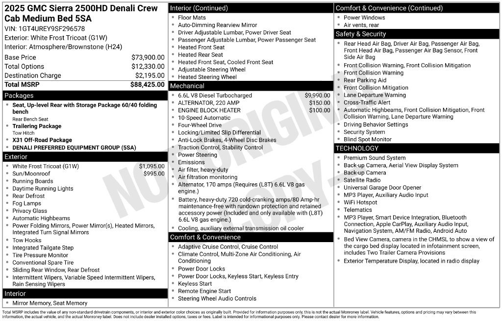 Certified 2025 GMC Sierra 2500 Denali AWD/4WD image 20