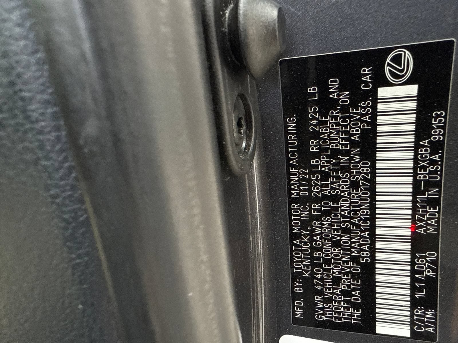 Used 2022 Lexus ES 300h w/ Premium Package FWD image 54