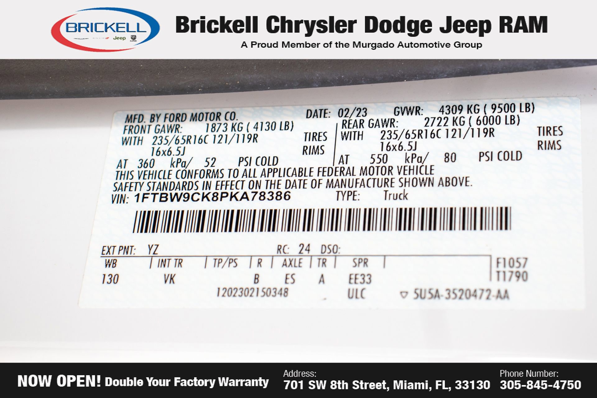 Used 2023 Ford E-Transit Medium Roof image 31