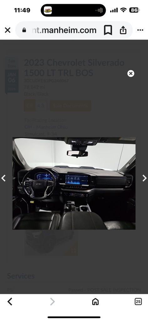 Used 2023 Chevrolet Silverado 1500 LT Trail Boss w/ Convenience Package II image 11