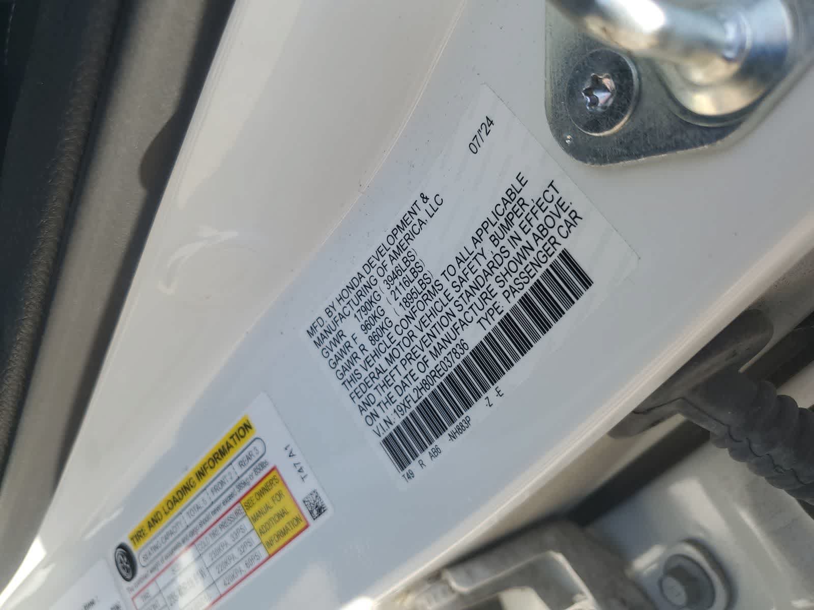 Used 2024 Honda Civic Sport image 27
