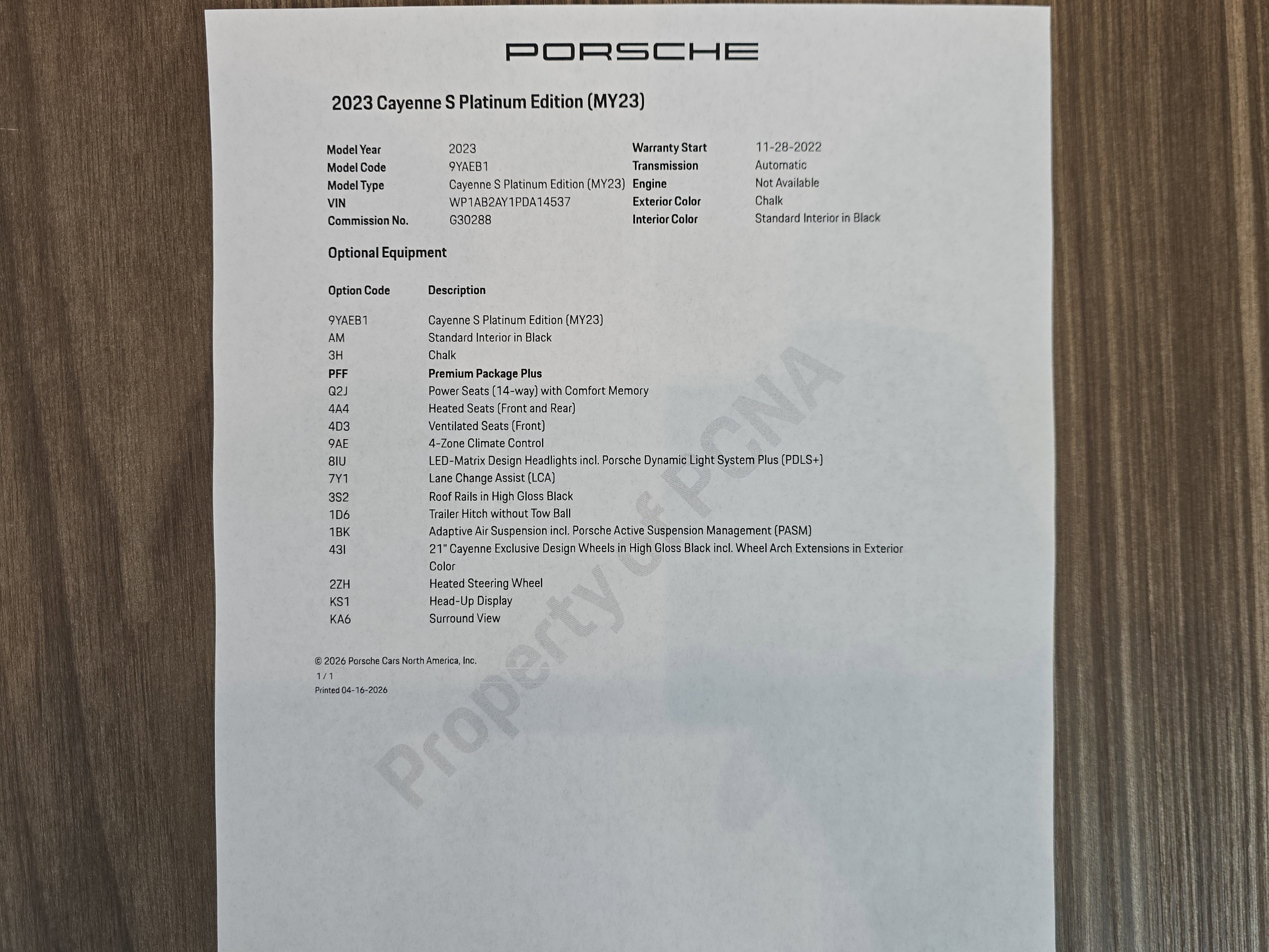 Certified 2023 Porsche Cayenne S Platinum image 30