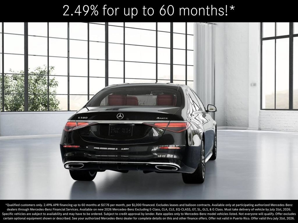 New 2026 Mercedes-Benz S 580 4MATIC Sedan image 24