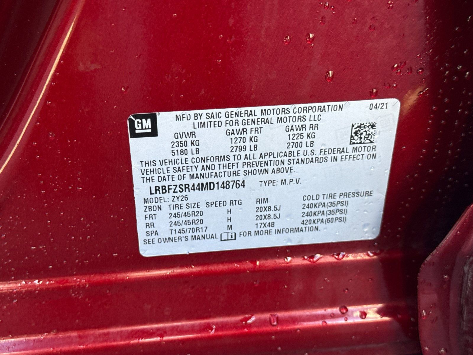 Used 2021 Buick Envision Avenir w/ Technology Package II image 34