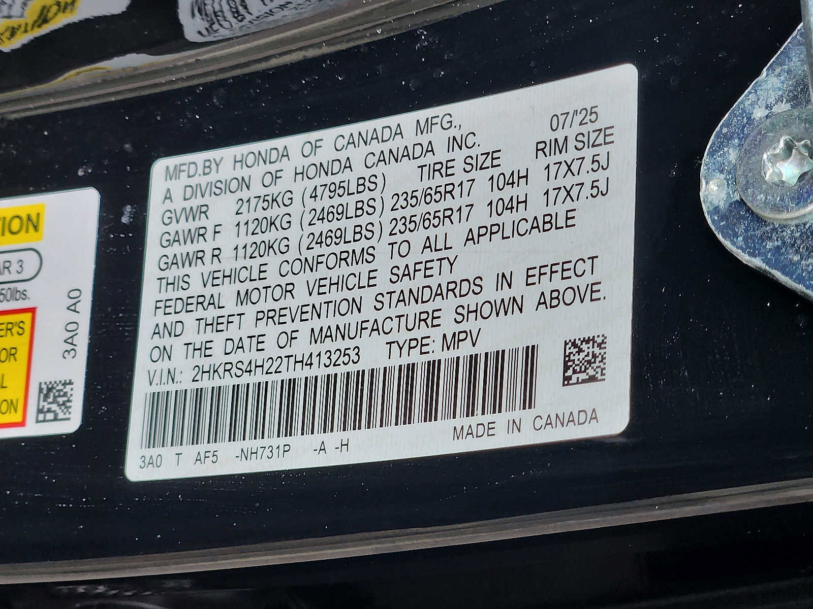 Certified 2026 Honda CR-V LX image 25