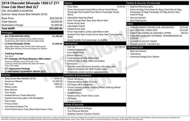 Used 2018 Chevrolet Silverado 1500 LT w/ All Star Edition image 5