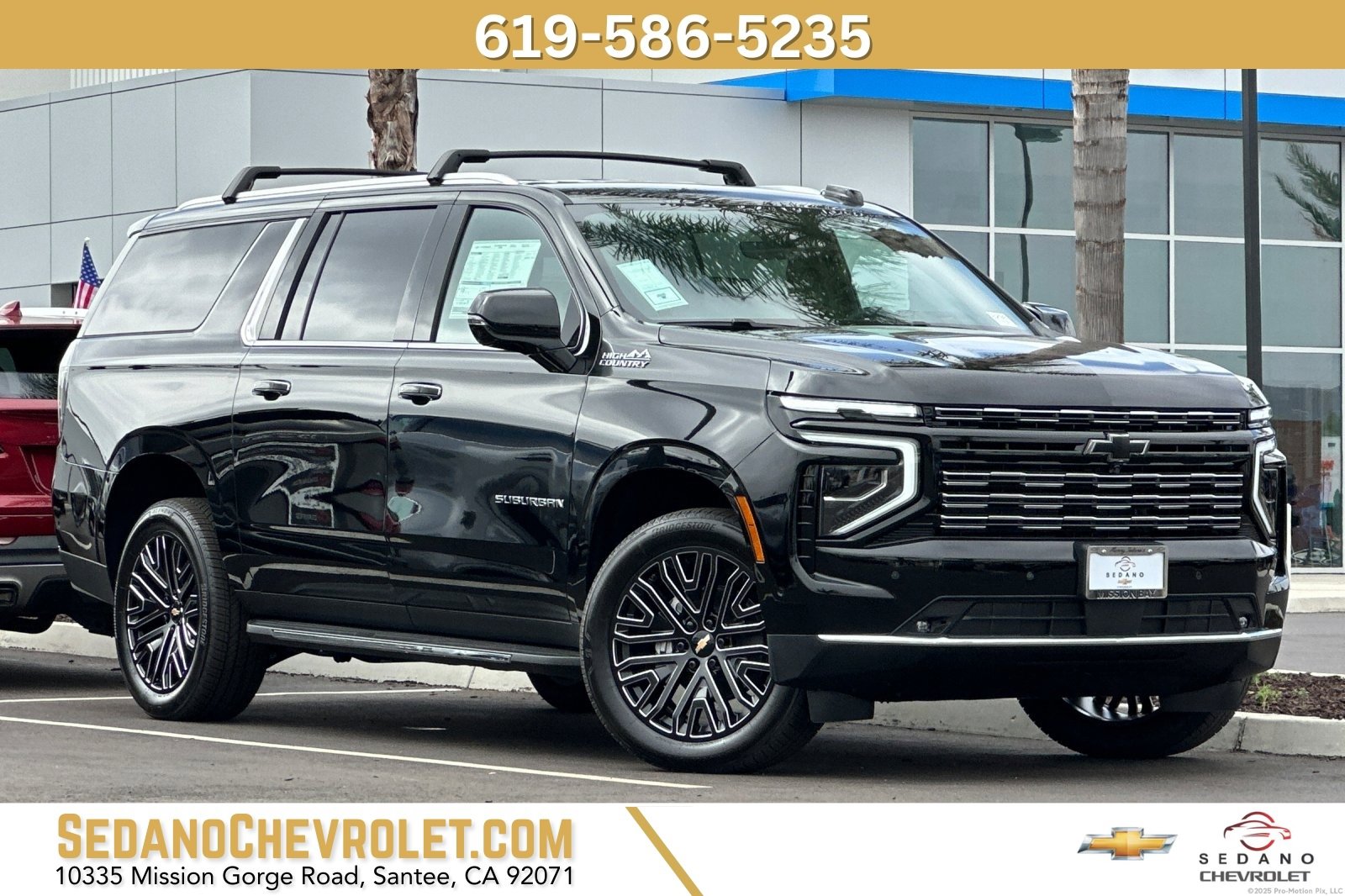 New 2026 Chevrolet Suburban High Country w/ LPO, Illumination Package