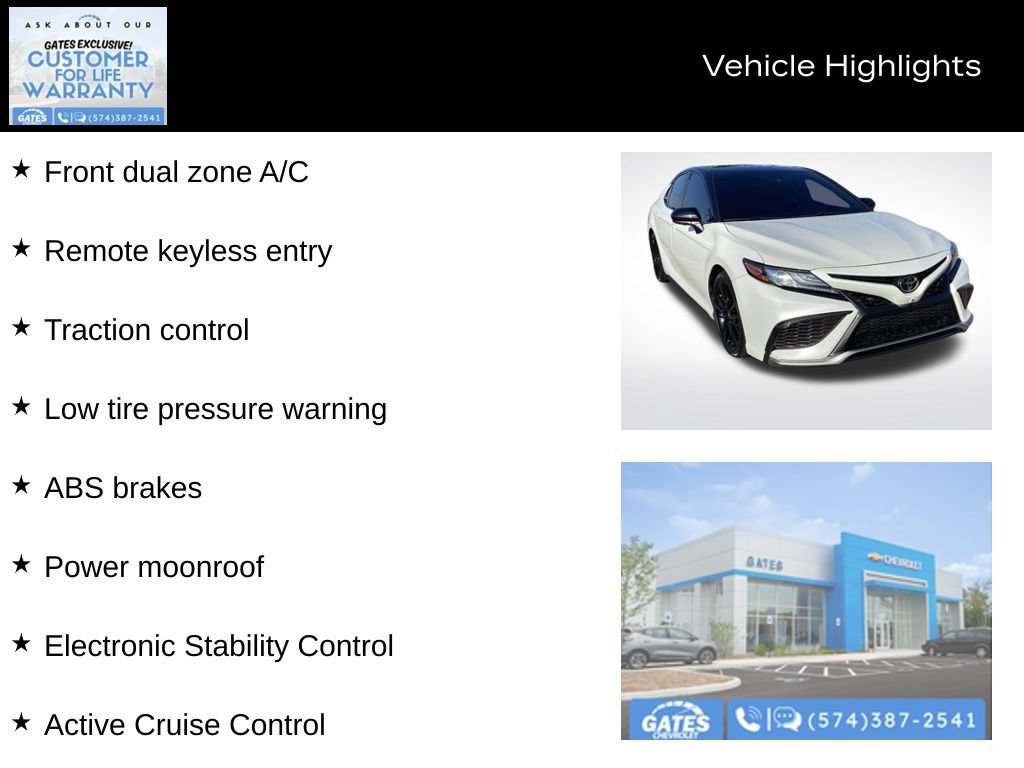Used 2022 Toyota Camry XSE w/ Navigation Package FWD image 6
