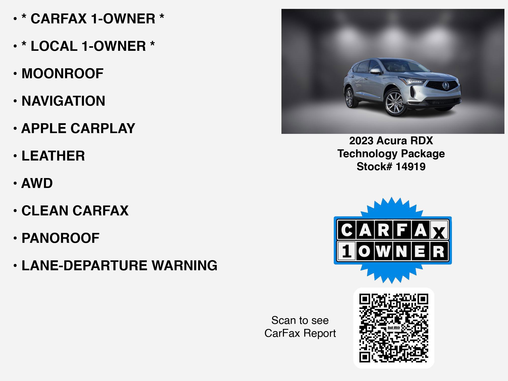 Used 2023 Acura RDX w/Technology Package image 7
