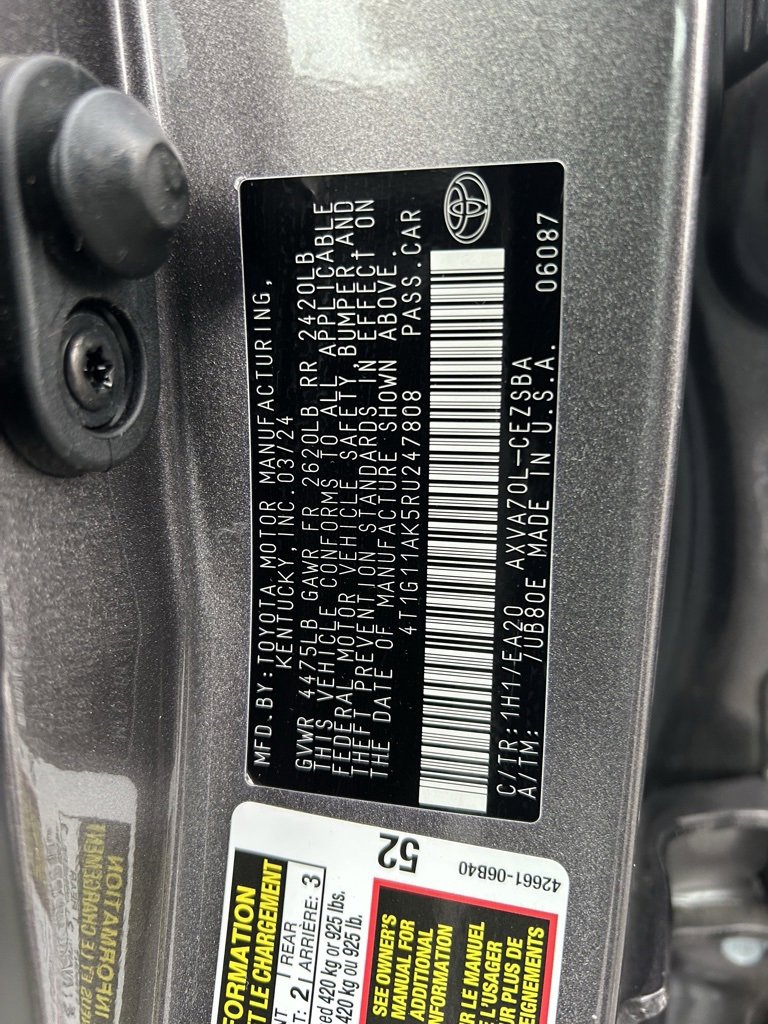 Certified 2024 Toyota Camry SE image 25