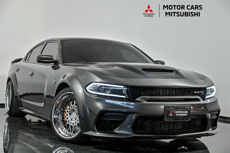 Used 2022 Dodge Charger SRT Hellcat w/ Carbon/Suede Interior Package RWD image 1