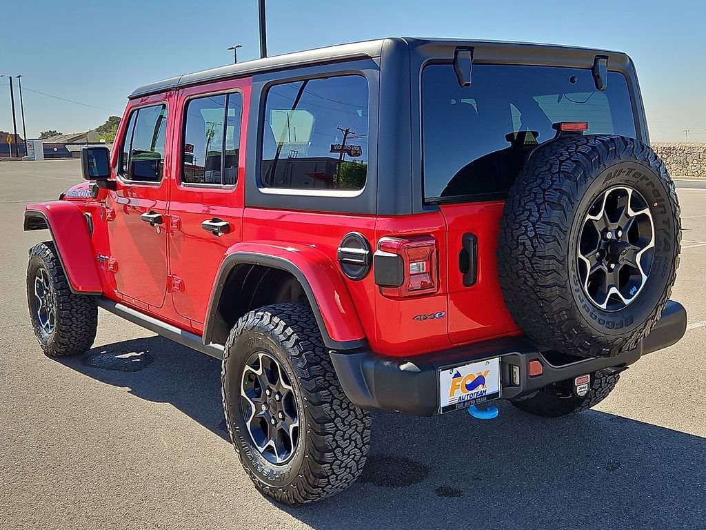 Used 2023 Jeep Wrangler Unlimited Rubicon 4xe w/ Steel Bumper Group image 3