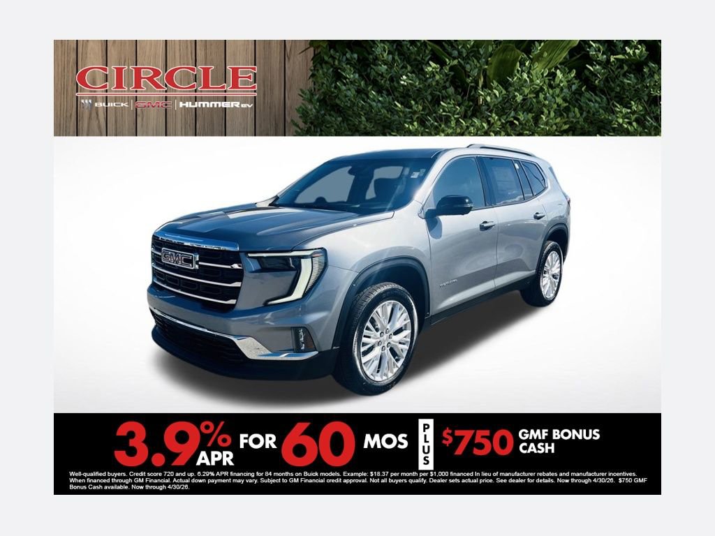 New 2026 GMC Acadia Elevation w/ Elevation Premium Package