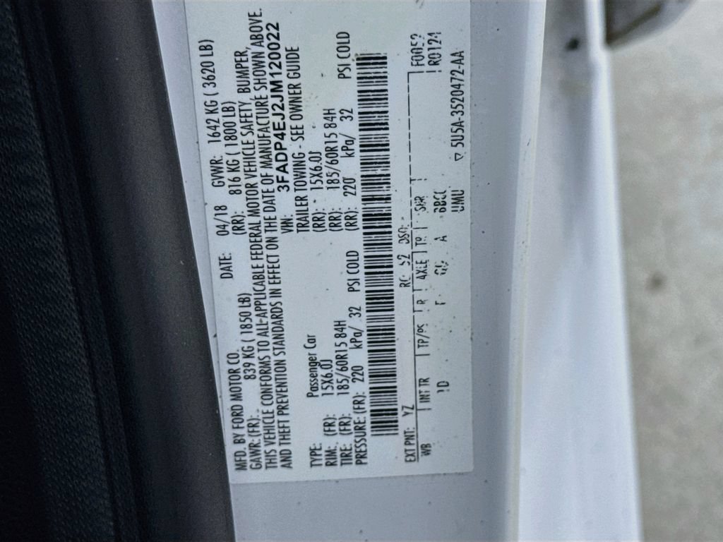 Used 2018 Ford Fiesta SE FWD image 35