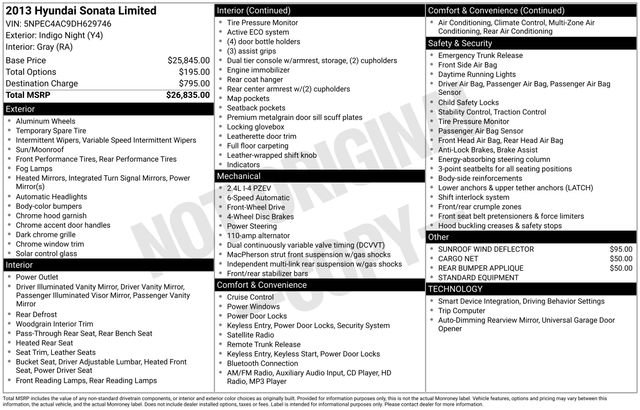 Used 2013 Hyundai Sonata Limited image 10