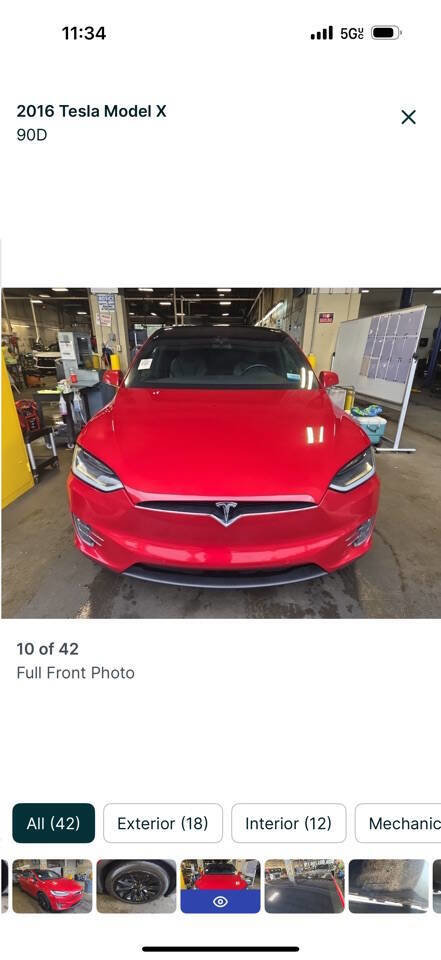 Used 2016 Tesla Model X 90D image 7