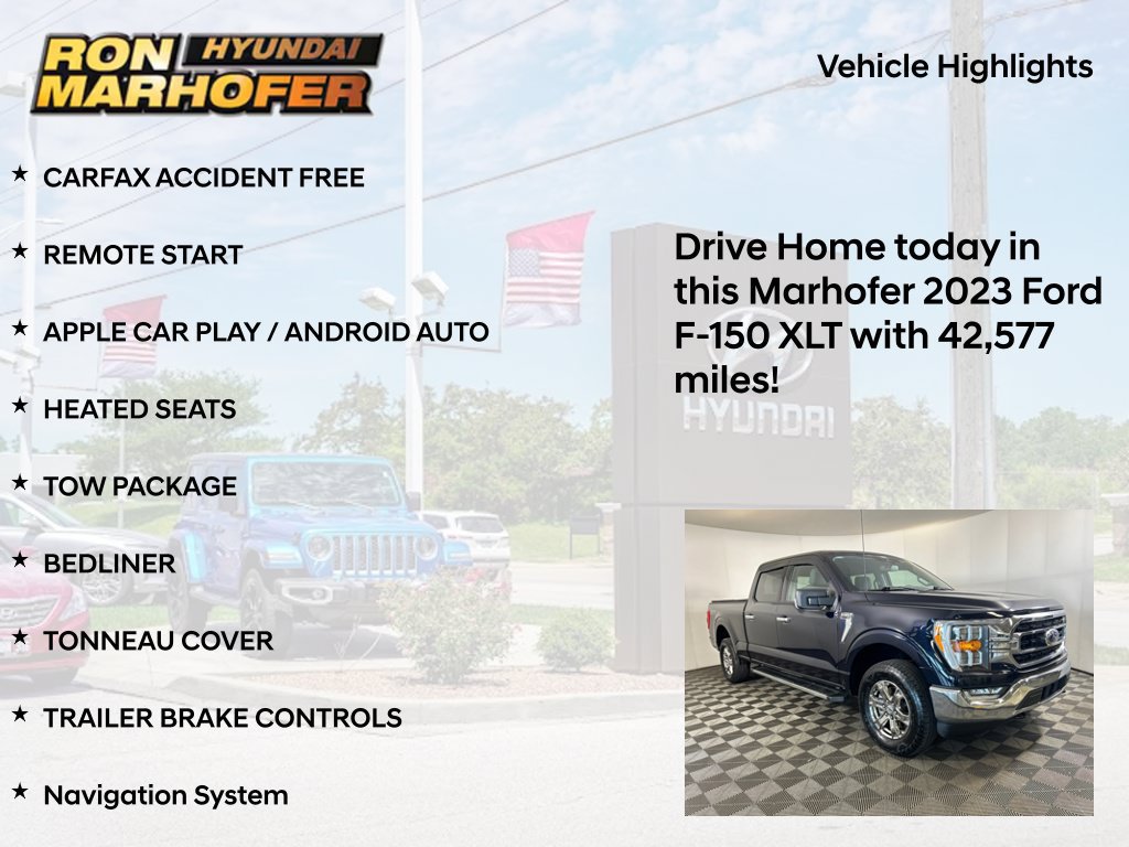 Used 2023 Ford F150 XLT w/ Equipment Group 302A High AWD/4WD image 14