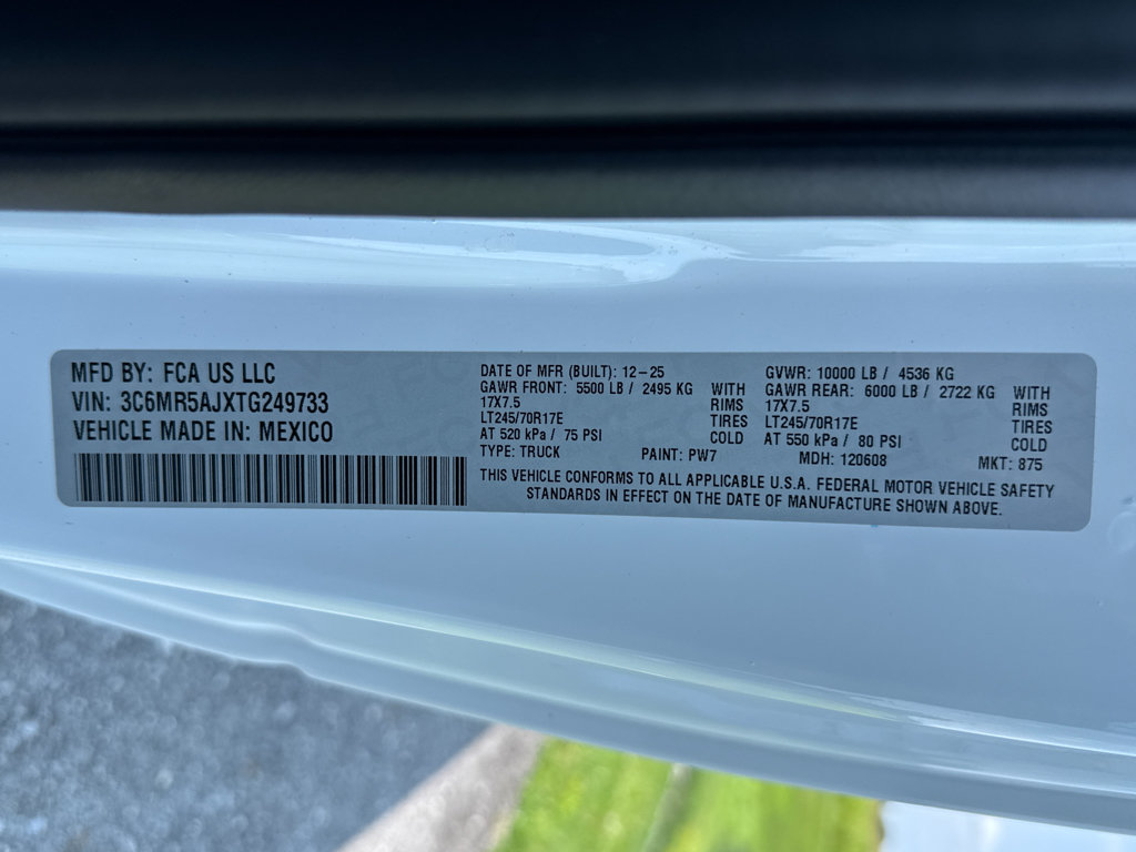 New 2026 RAM 2500 Tradesman AWD/4WD image 35