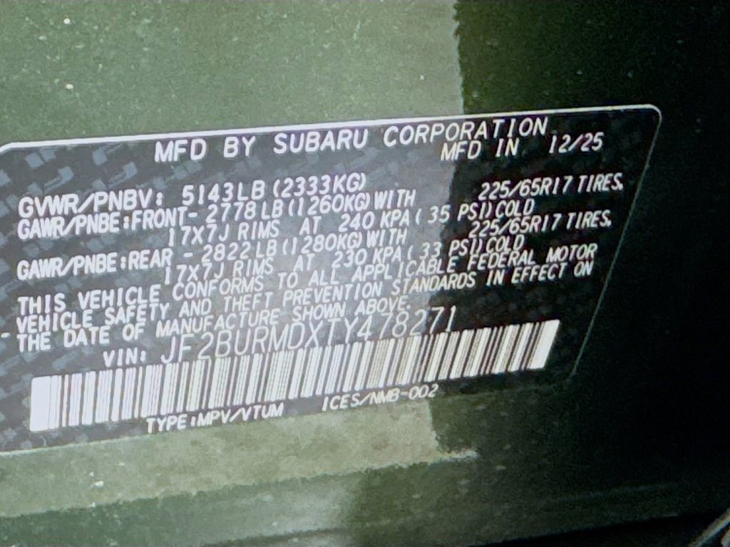 Used 2026 Subaru Outback Wilderness AWD/4WD image 42