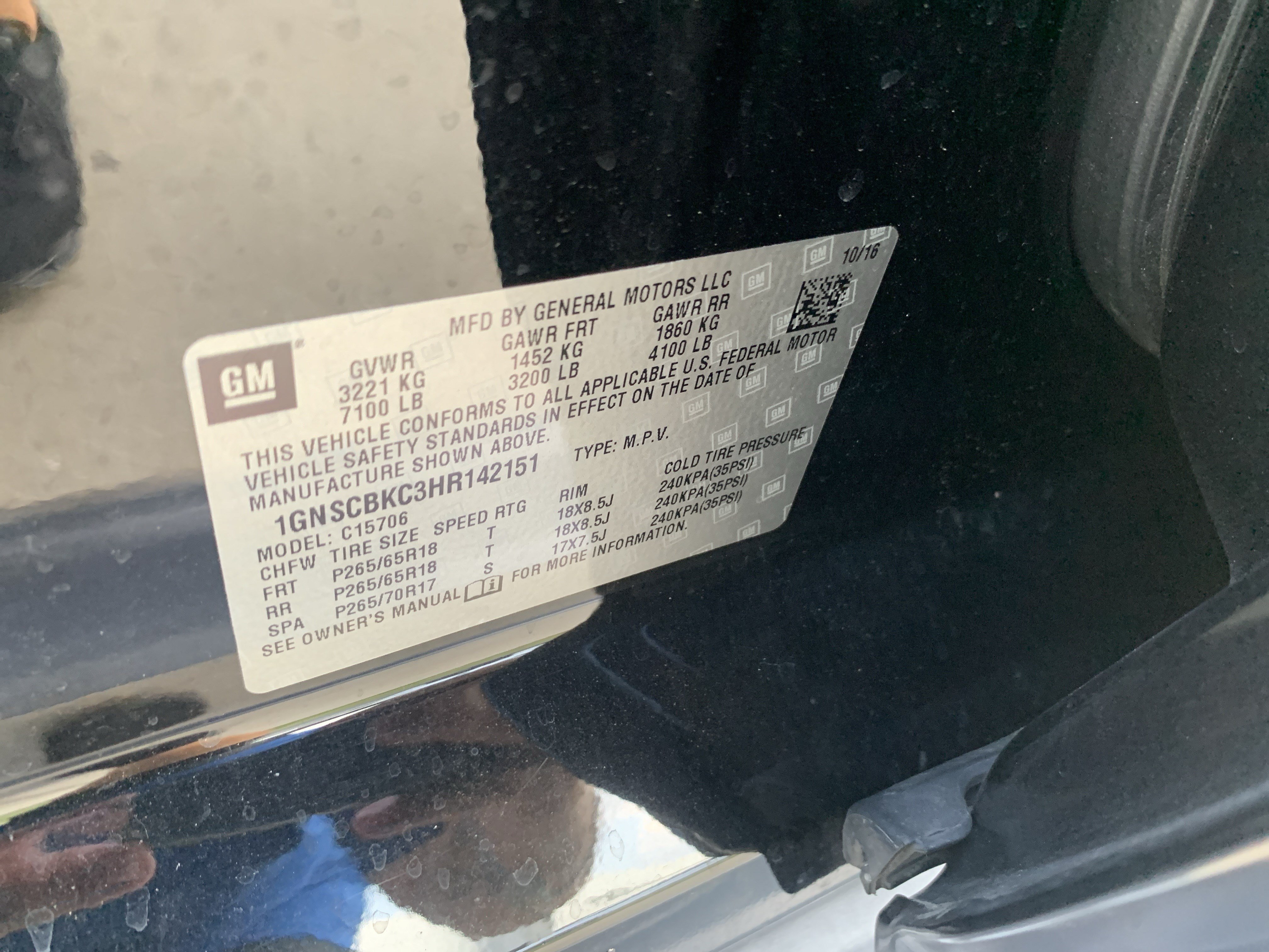 Used 2017 Chevrolet Tahoe LT RWD image 36