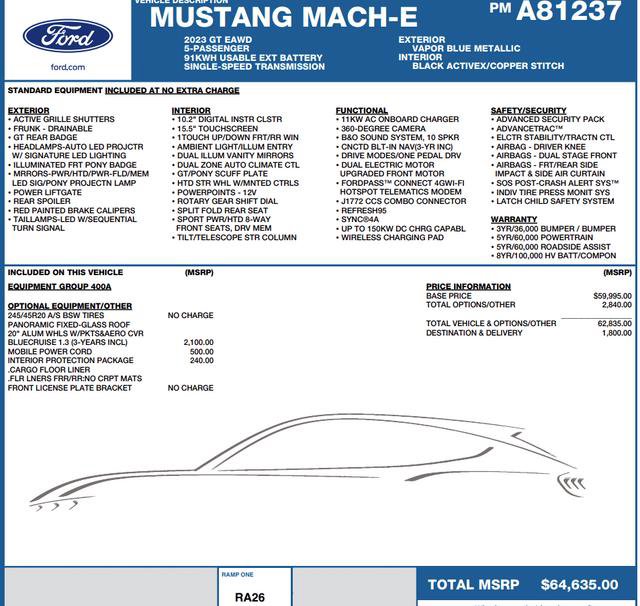 Certified 2023 Ford Mustang Mach-E GT image 13