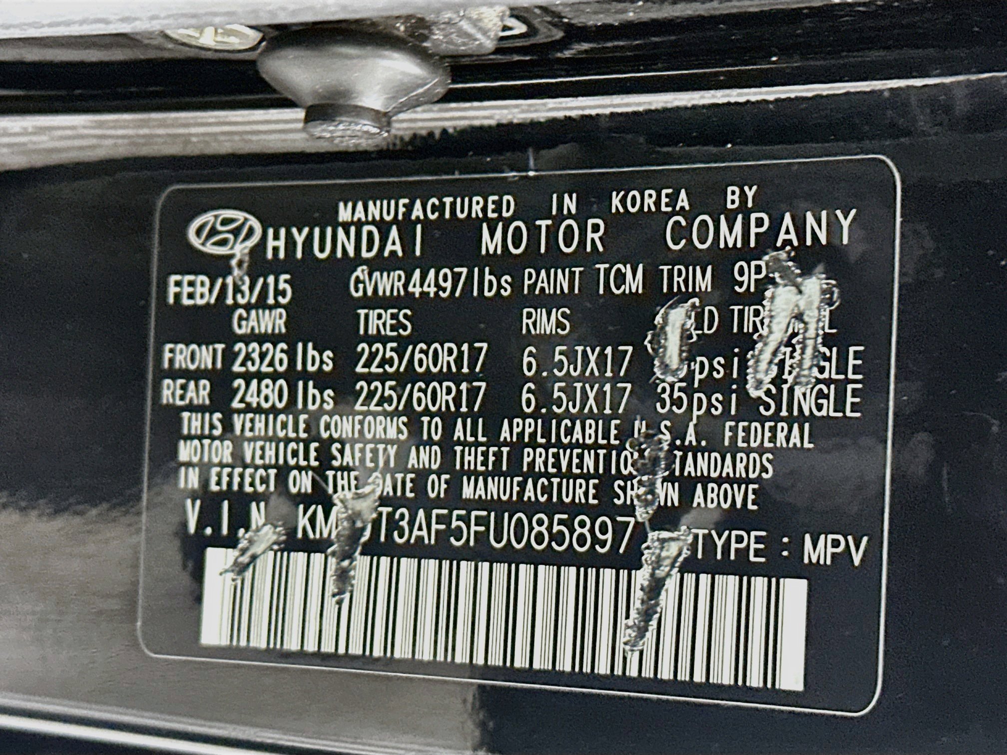 Used 2015 Hyundai Tucson GLS FWD image 12