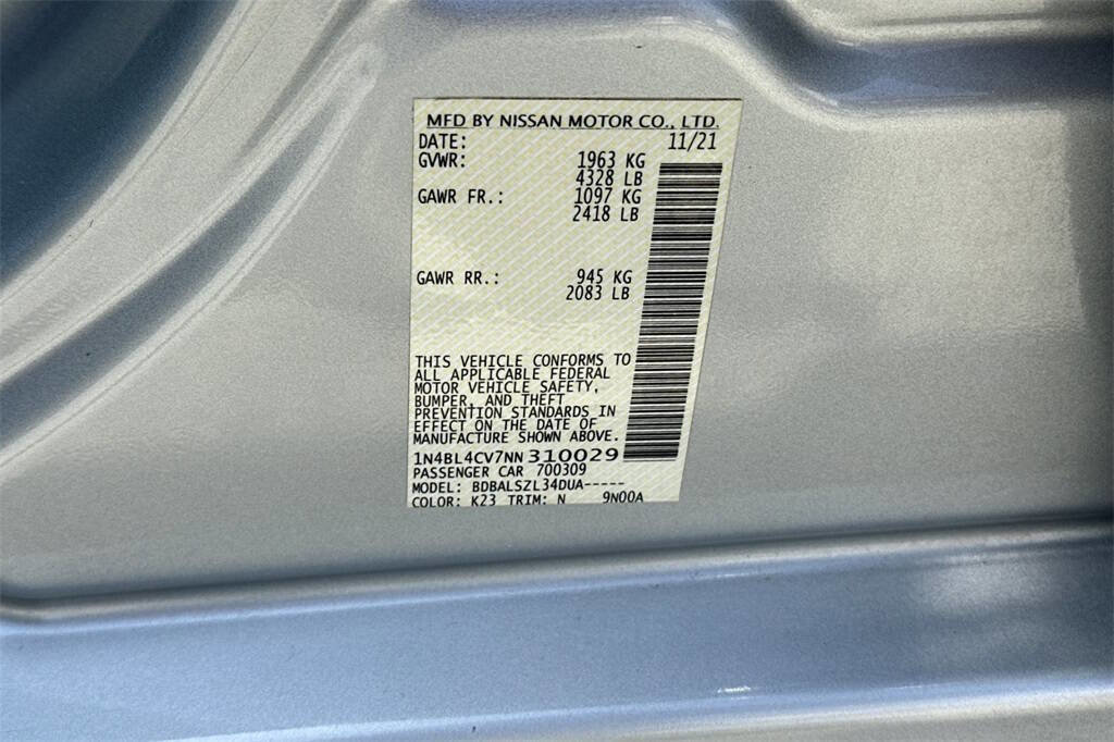 Used 2022 Nissan Altima 2.5 SR image 29