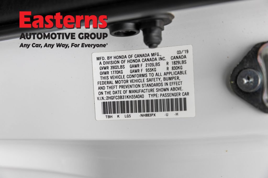 Used 2019 Honda Civic EX image 32