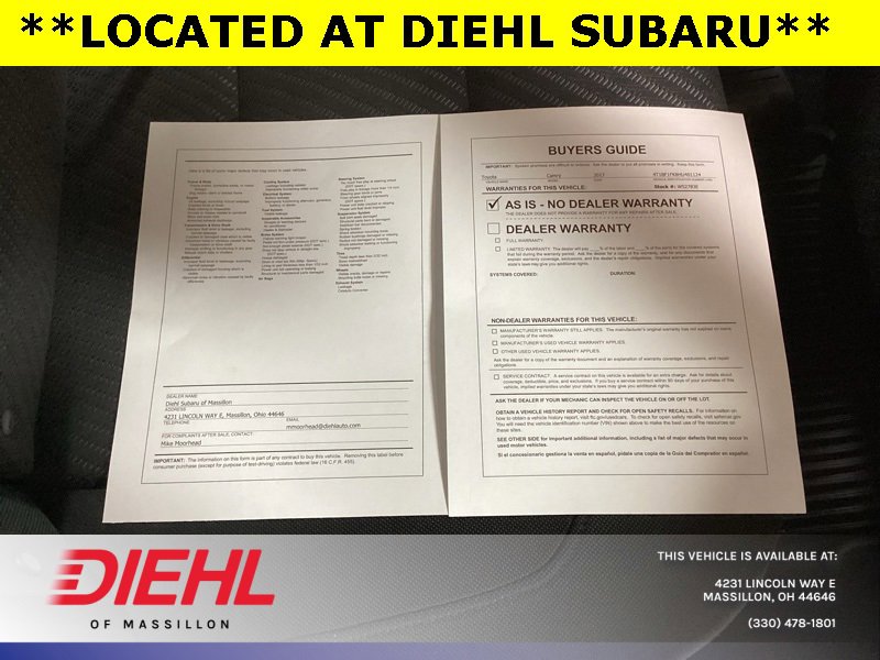 Used 2017 Toyota Camry LE image 30