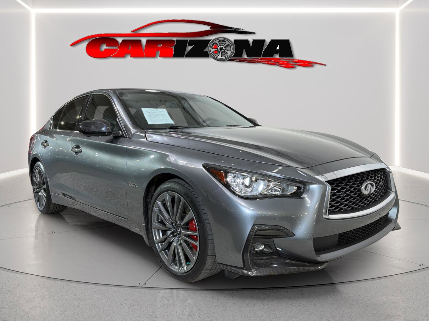 Used 2020 INFINITI Q50 Red Sport 400 image 1