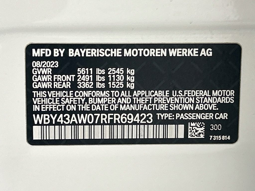 Certified 2024 BMW i4 eDrive35 w/ Convenience Package RWD image 34