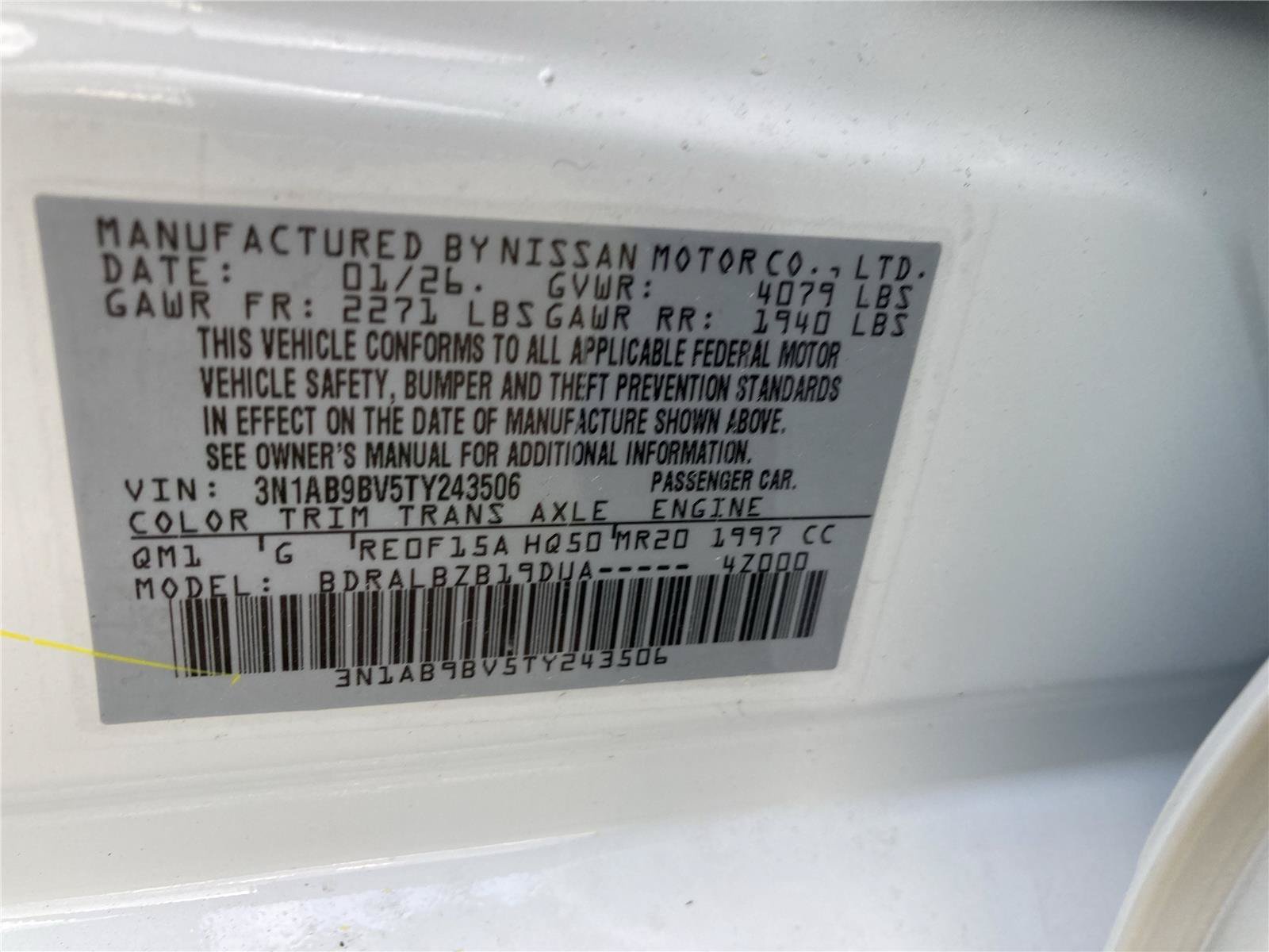 New 2026 Nissan Sentra S w/ Floor Mat Package FWD image 34