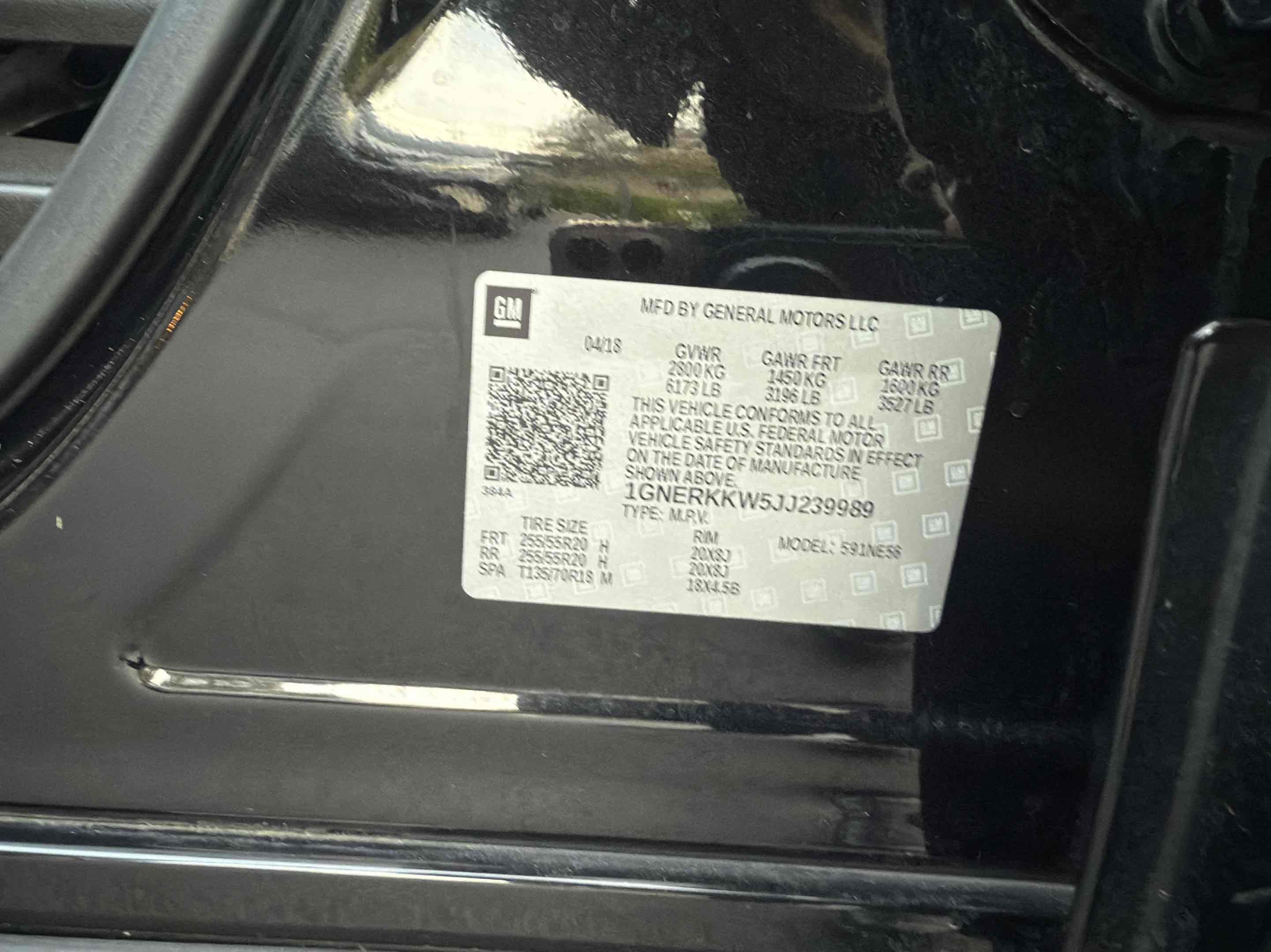 Used 2018 Chevrolet Traverse Premier w/ LPO, Black Accent Package image 69