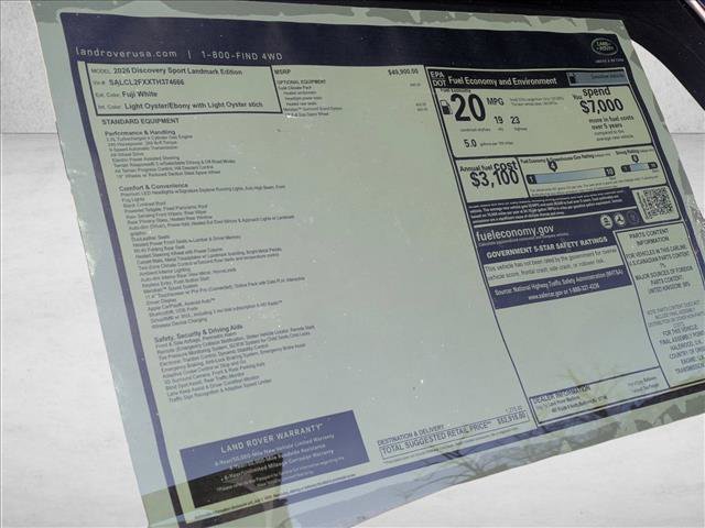 Certified 2026 Land Rover Discovery Sport Landmark AWD/4WD image 20