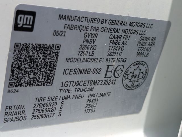 Used 2021 GMC Sierra 1500 Elevation w/ X31 Off-Road Package AWD/4WD image 33
