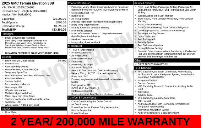 Used 2025 GMC Terrain Elevation AWD/4WD image 18