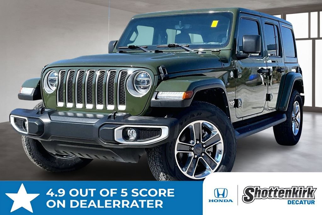 Used 2022 Jeep Wrangler Unlimited Sahara w/ LED Lighting Group video 1