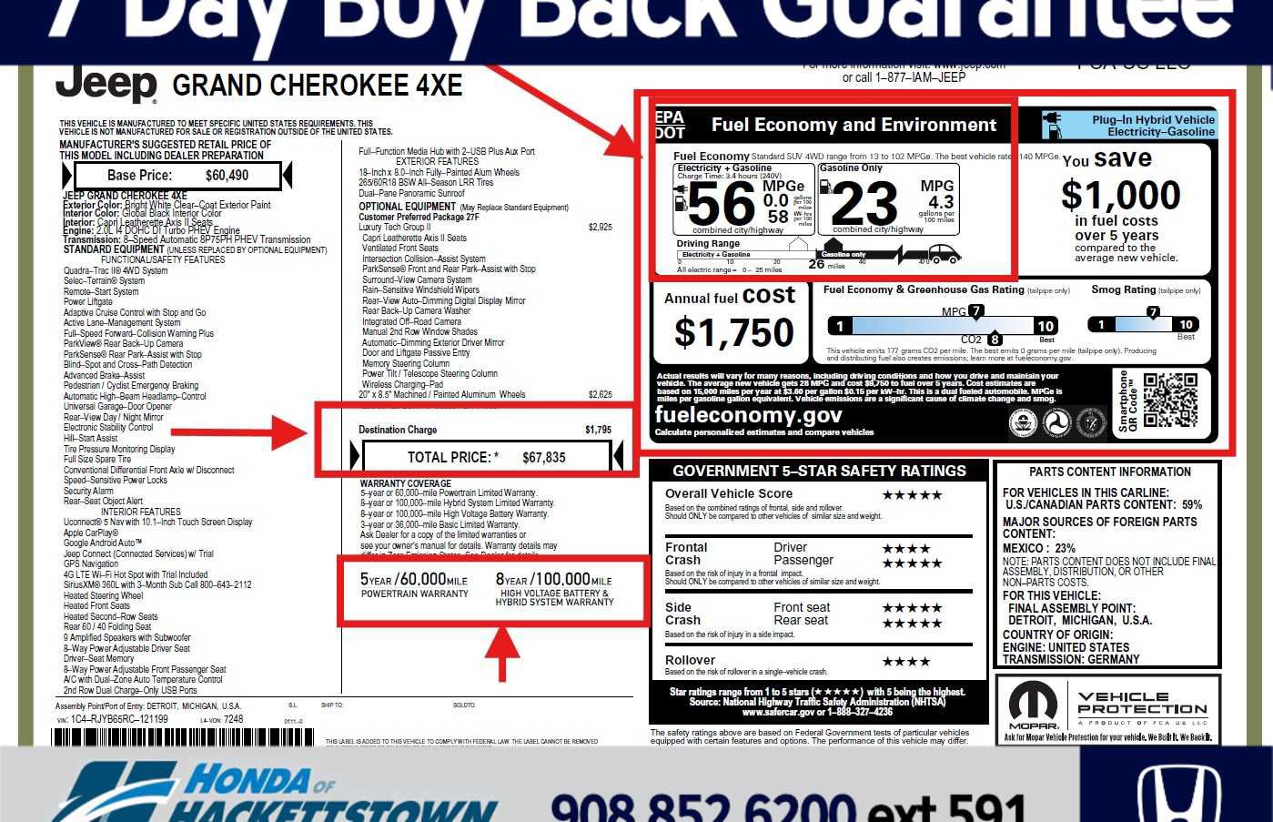 Used 2024 Jeep Grand Cherokee Limited 4xe w/ Luxury Tech Group II