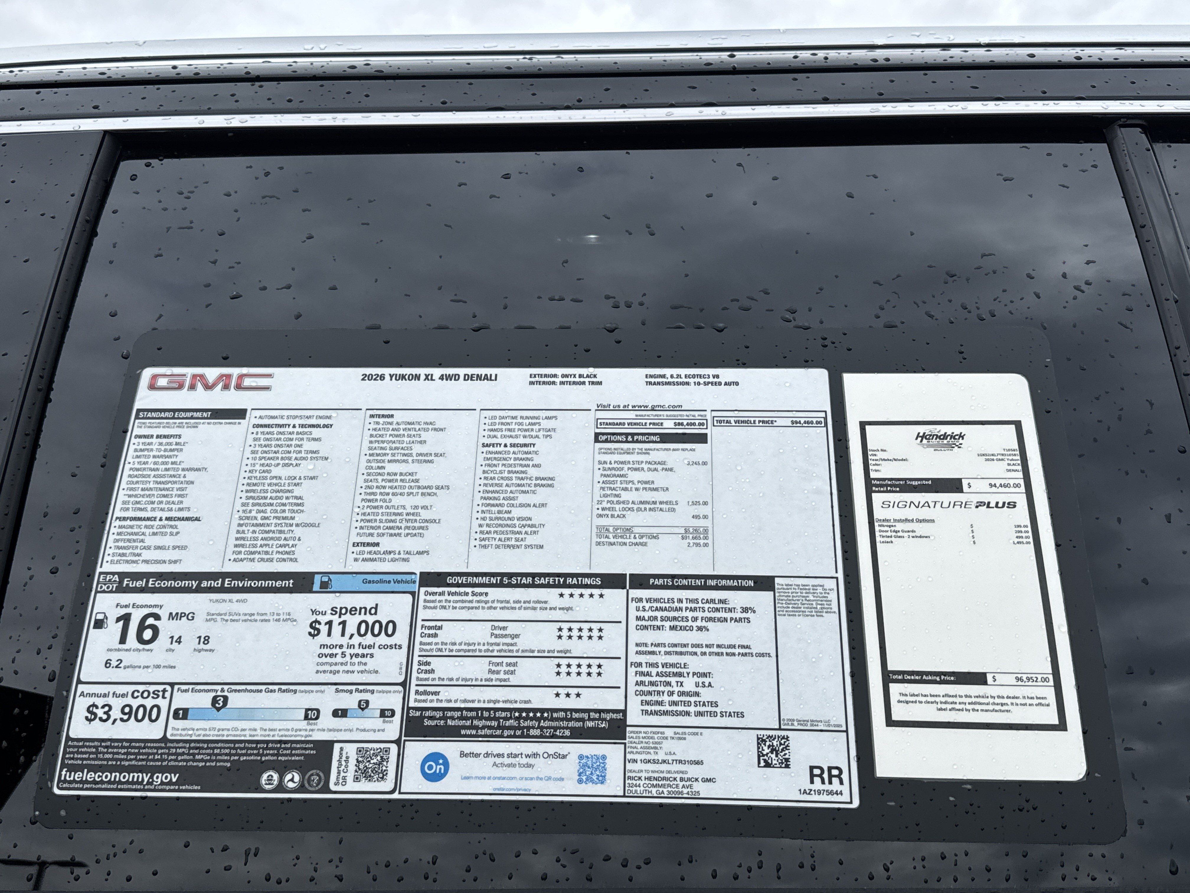 New 2026 GMC Yukon XL Denali w/ Sun & Power Step Package AWD/4WD image 41