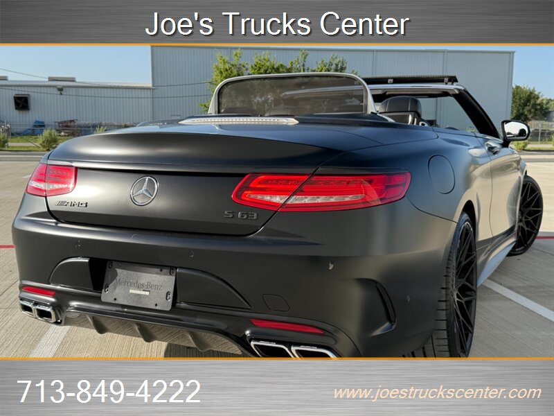 Used 2017 Mercedes-Benz S 63 AMG 4MATIC Cabriolet w/ Driver Assistance Package image 3