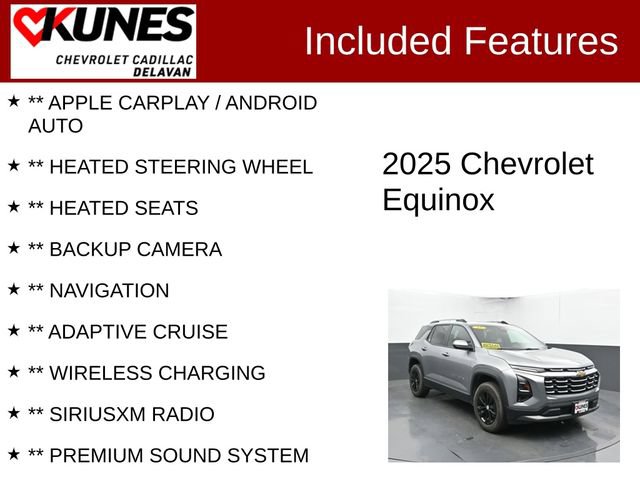 Used 2025 Chevrolet Equinox LT w/ Convenience Package II AWD/4WD image 3