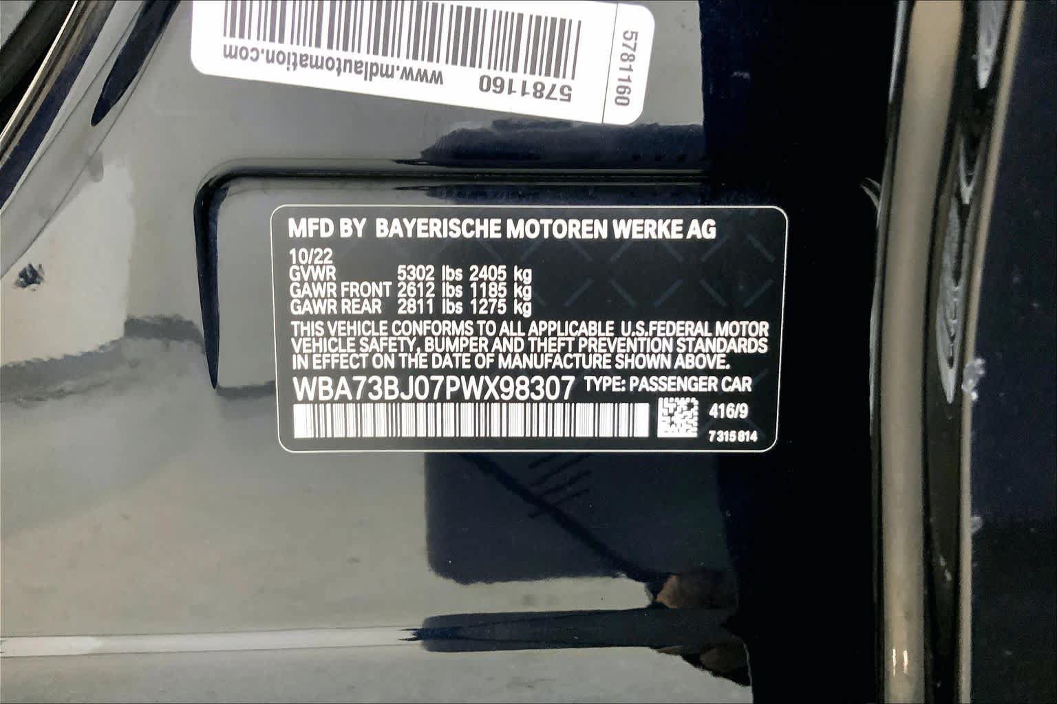 Certified 2023 BMW 540i xDrive w/ Executive Package AWD/4WD image 36