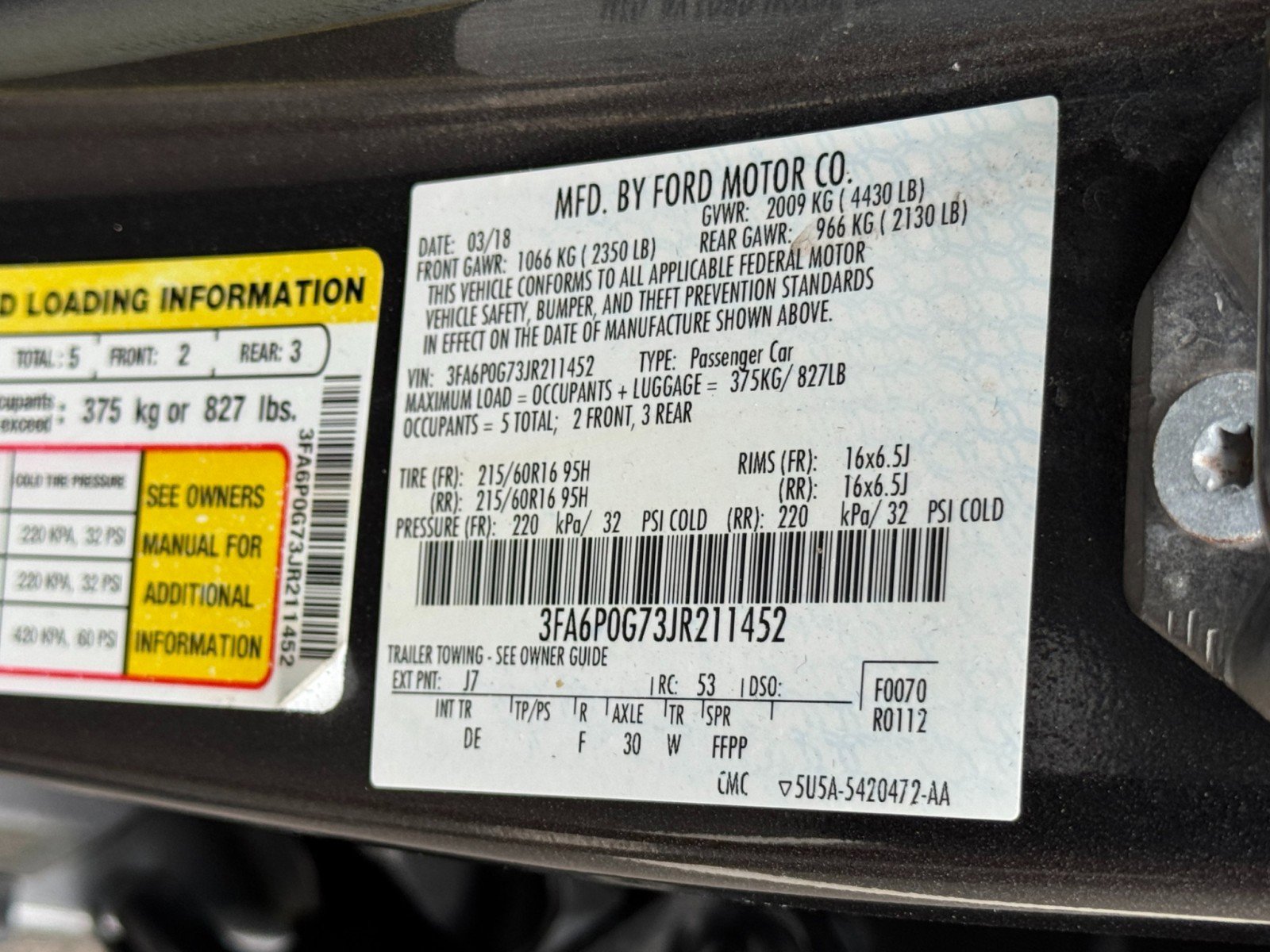 Used 2018 Ford Fusion S image 36