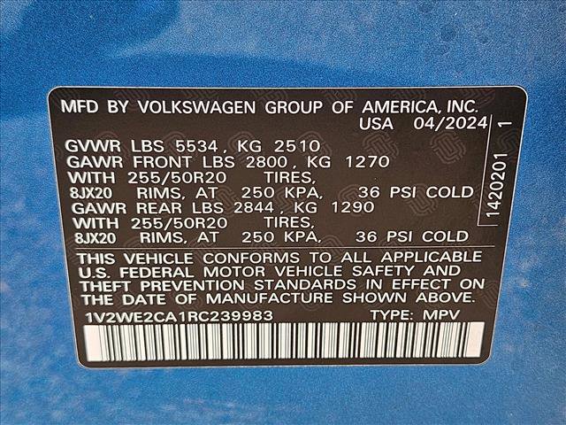 Used 2024 Volkswagen Atlas Cross Sport SE FWD image 29